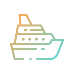 Cruise ship icon