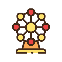 Ferris wheel icon