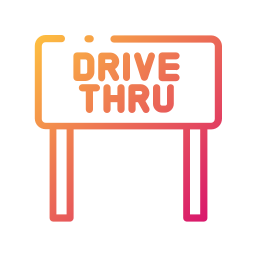 drive-thru Icône