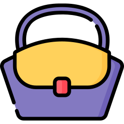 Leather bag icon