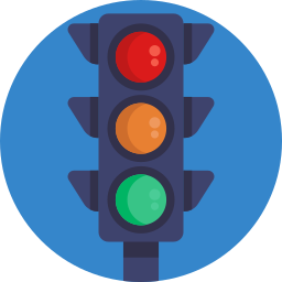 Traffic lights icon