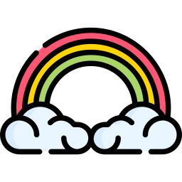 regenboog icoon