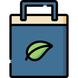 ekologiczna torba ikona