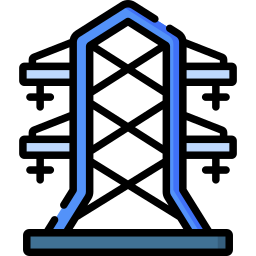 Electric tower icon