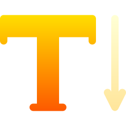 verticaal type icoon