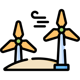 Wind energy icon