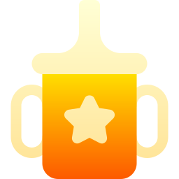 Baby mug icon