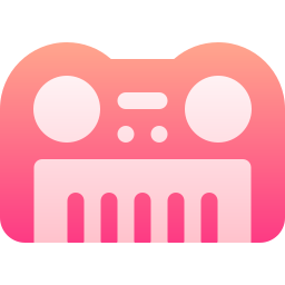 Piano keyboard icon