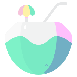 Coconut drink icon