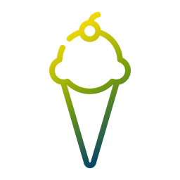 Ice cream cone icon