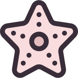 estrella de mar icono