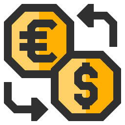 Money exchange icon