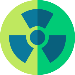 energía nuclear icono