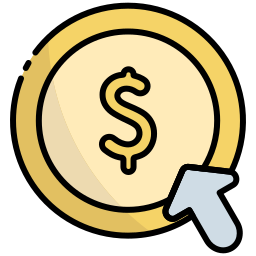 pay per click icona