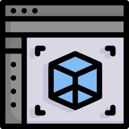 diseño 3d icono