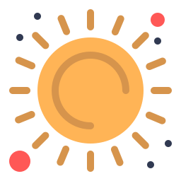 soleil Icône