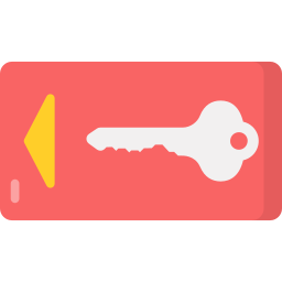 karta klucz ikona