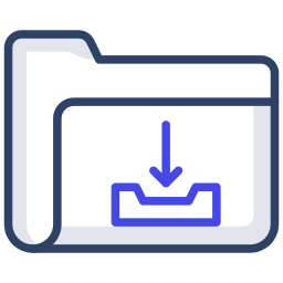 dossier de téléchargements Icône
