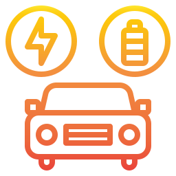 Electric car icon