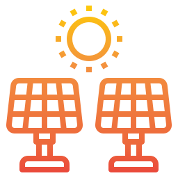 Solar panel icon