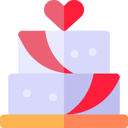 Wedding cake icon