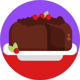 Świąteczny deser ikona