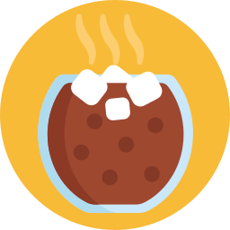 gorąca czekolada ikona
