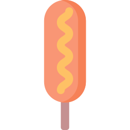 corn dog icoon