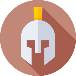 Roman helmet icon