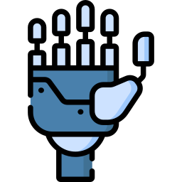 Robotic hand icon
