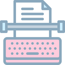 Typewriter icon