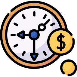 시간당 비용 icon