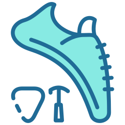 Climbing shoes icon