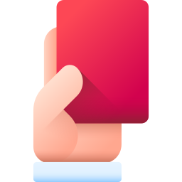 Red card icon