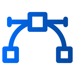Vector curve icon