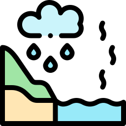 ciclo dell'acqua icona