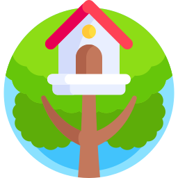 Tree house icon