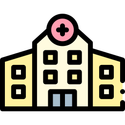 clínica de salud icono