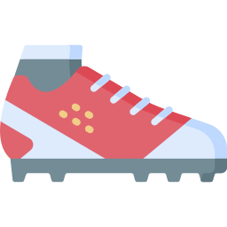 zapato de futbol icono