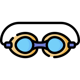 Swimming glasses icon
