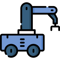 brazo robótico icono