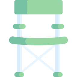 cadeira dobrável Ícone