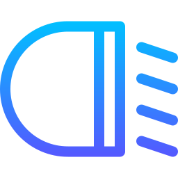 Éclairage de la voiture Icône