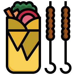 Doner kebab icon