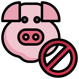 no cerdo icono