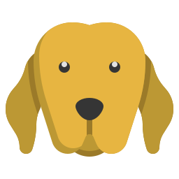 perro perdiguero de oro icono