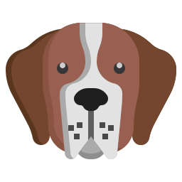 Saint bernard icon