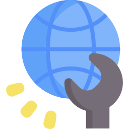 usługi globalne ikona