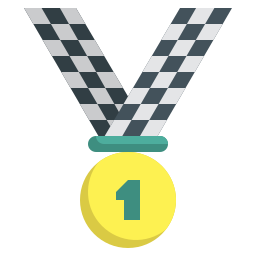 médaille d'or Icône