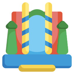 Надувной замок иконка